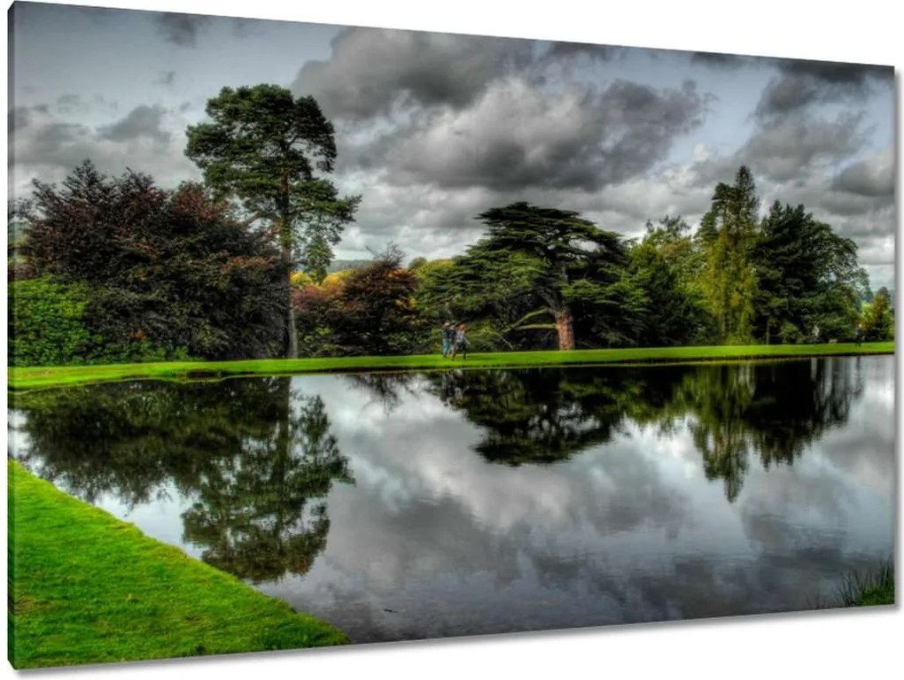 Képek 120x80 Az ég tükröződik a víztükörben