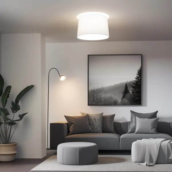 Brilagi - LED felületre szerelhető csillár CERIA 1xE27/40W/230V Ø 45 cm fehér