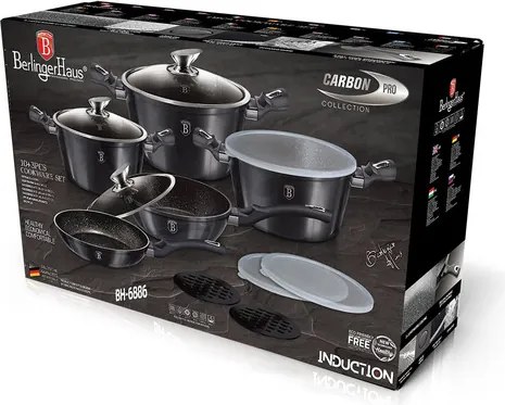 BerlingerHaus 13 részes edénykészlet Metallic Line Carbon Edition(BH/6886)
