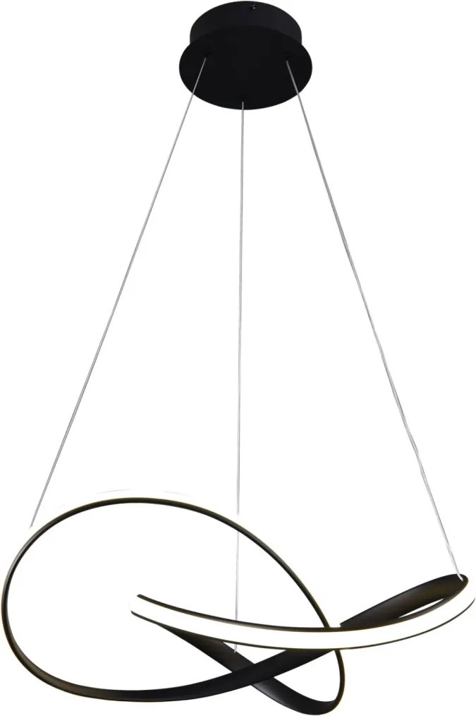 MILAGRO ML6771 CAPPIO Modern Led Függesztett Lámpa Fekete LED IP20