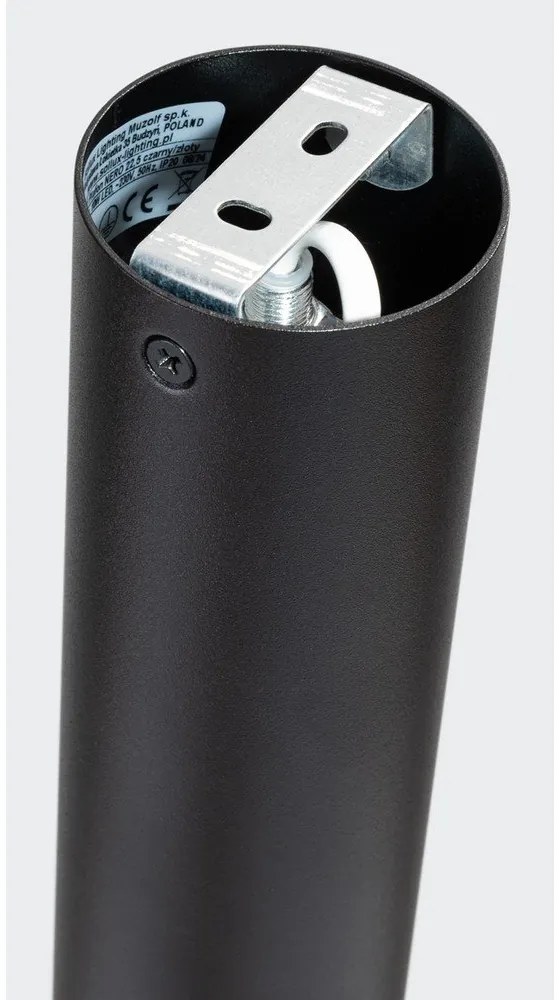 Fekete-aranyszínű mennyezeti lámpa Crown – Sollux