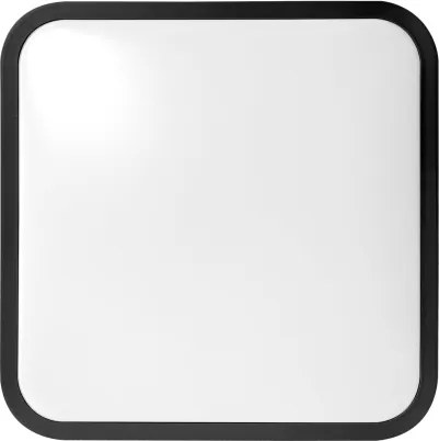 Brilagi - ZENNA fürdőszobai LED mennyezeti lámpa 24W/230V 34,5x34,5 cm IP44 fekete