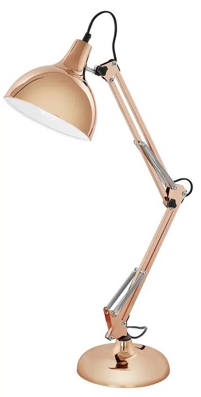 Eglo 94704 - Asztali lámpa BORGILLIO 1xE27/40W/230V