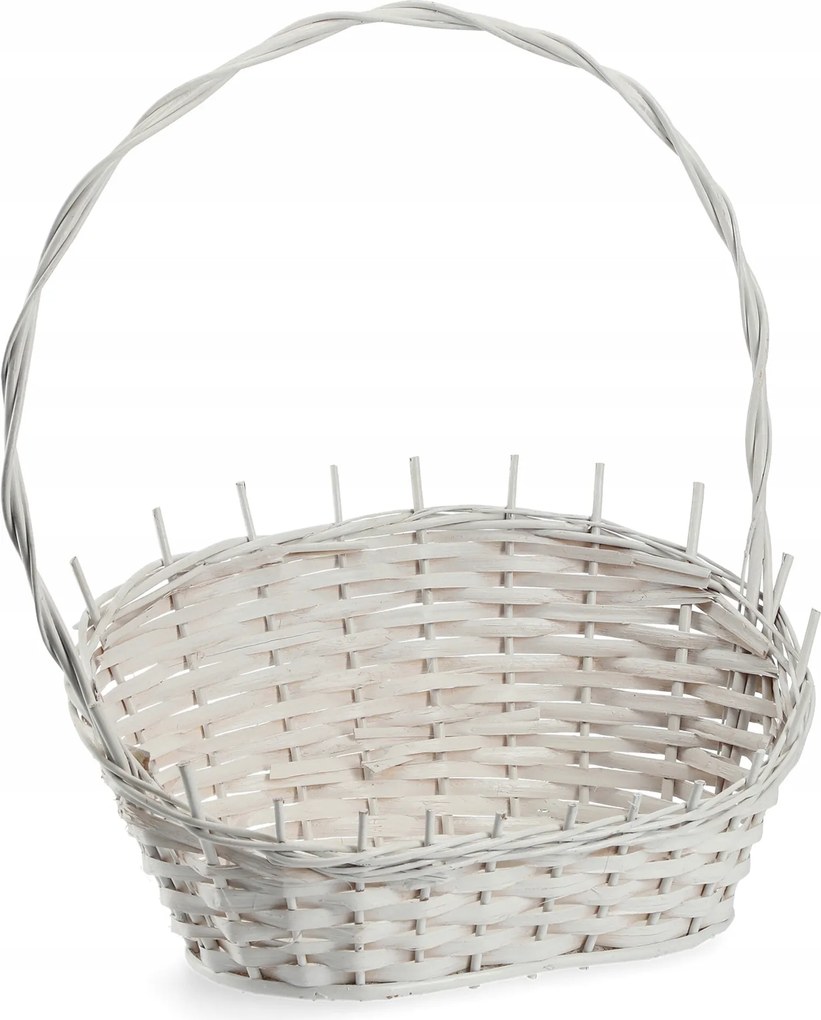 Fonott Kosár Ajándékkosár Fehér