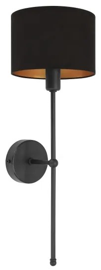 Fali lámpa MADELA 1xE14/40W/230V fekete