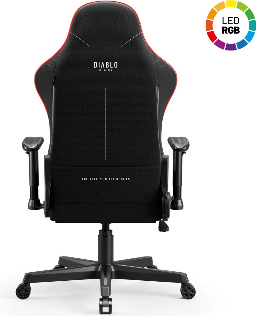 Gamer szék LED RGB fekete: Diablo X-Starter