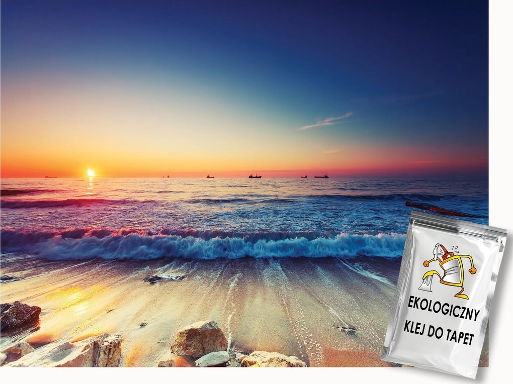 Fotótapéta Flizelina Tájkép Tengerpart Naplemente Tenger 250x175 ragasztó