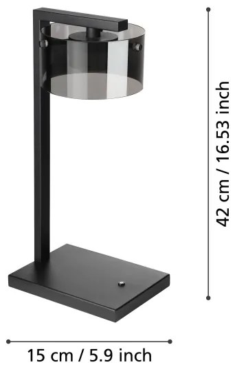 Eglo 39877 - LED Dimmelhető asztali lámpa COPILLOS 1xLED/7,2W/230V