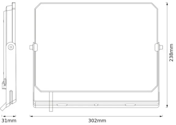 Osram - LED reflektor FLOODLIGHT LED/100W/230V 4000K IP65