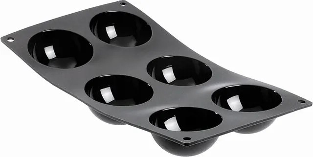 Szilikon öntőforma egyrészes nagy félgömbök csokoládé golyók 7 cm