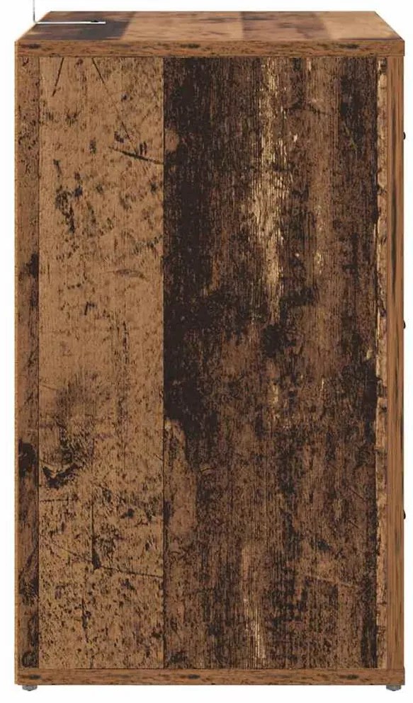 Éjjeliszekrény fiókkal Régi fa 50 x 36 x 60 cm Faanyag