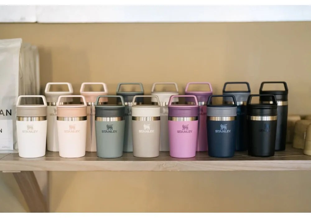 Világos rózsaszín rozsdamentes acél termobögre 350 ml Café-To-Go Rose Quartz – Stanley