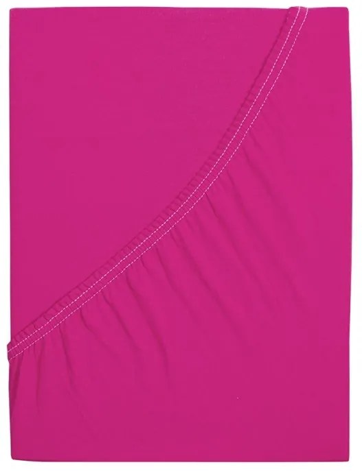 Jersey lepedő kiságyba EXCLUSIVE 70x140 cm bíbor