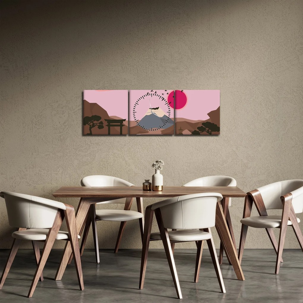 Kép - Japán N⁰2 (órával) (90x30 cm)