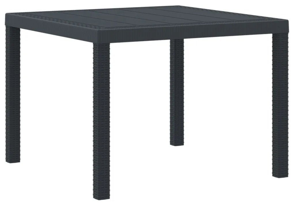 Kert étkező szett 3 pcs Antracit Polt rattan