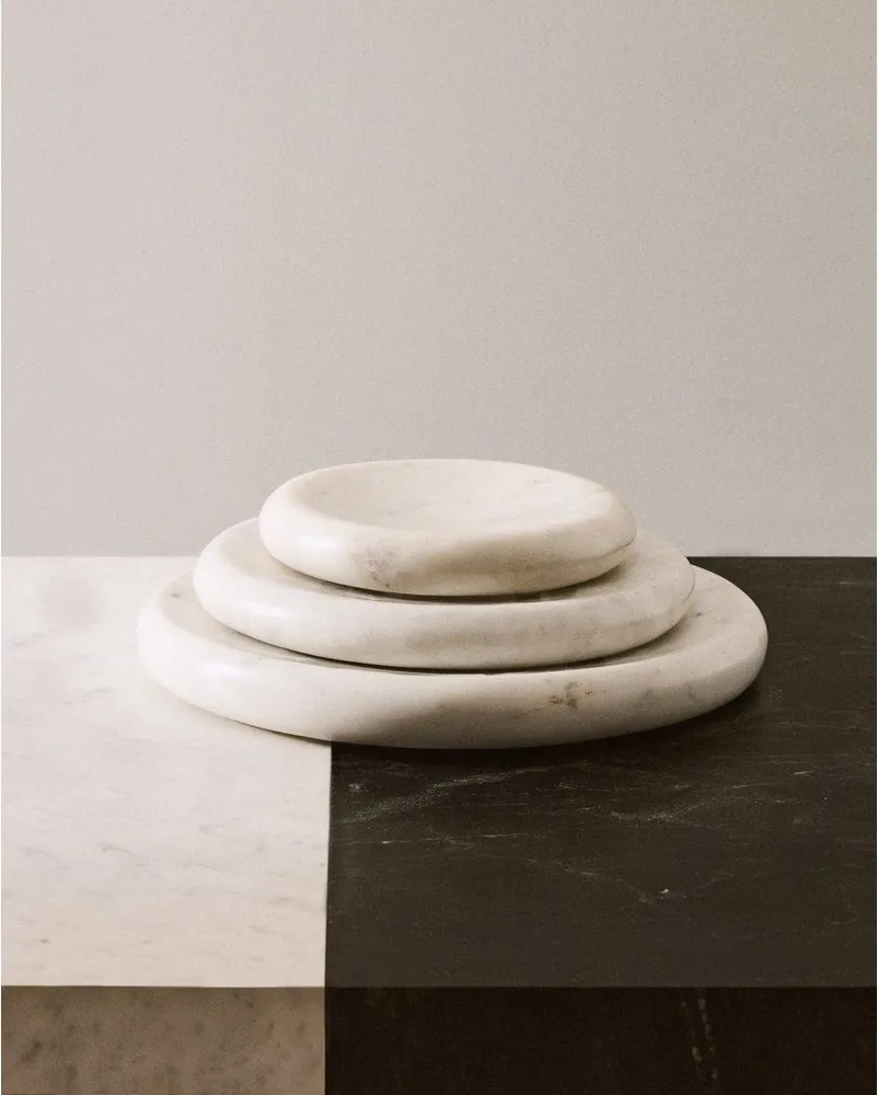 Márvány dekoratív tálca ø 20 cm Obena – Kave Home