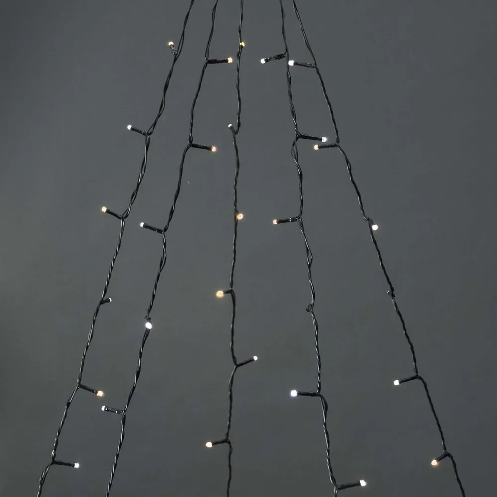 Nedis WIFILXT12W200 - LED karácsonyi fényfüggöny, 200 db LED / 8 világítási mód, 5×4 m, IP65, Wi‑Fi Tuya