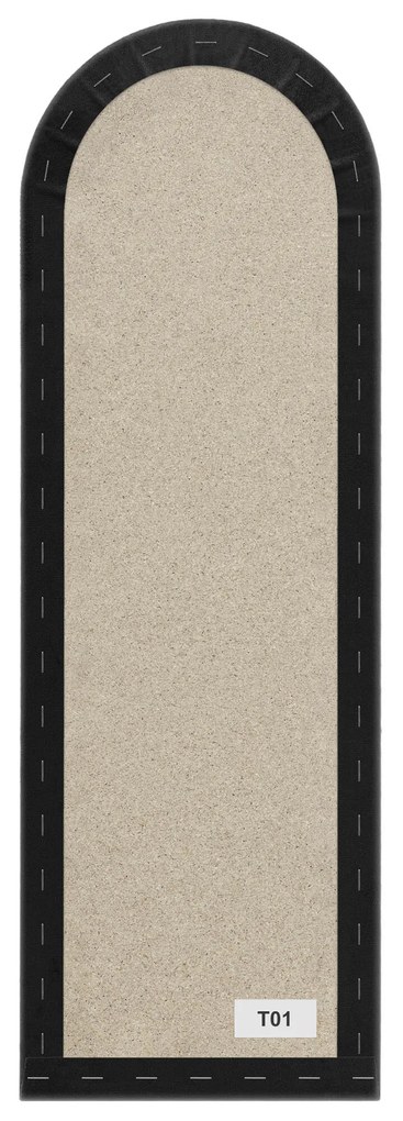 Kárpitozott panel - Íves - 20x60cm Szín: Bor