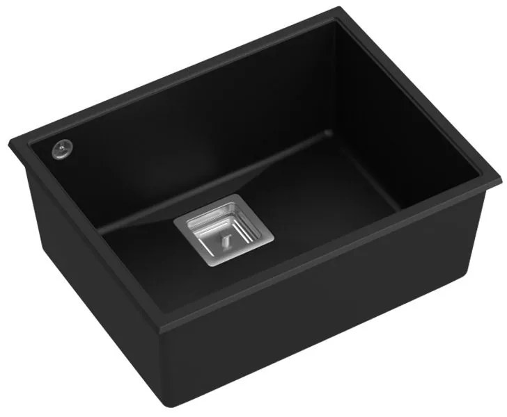 gránit mosogató DAVID 50 Black