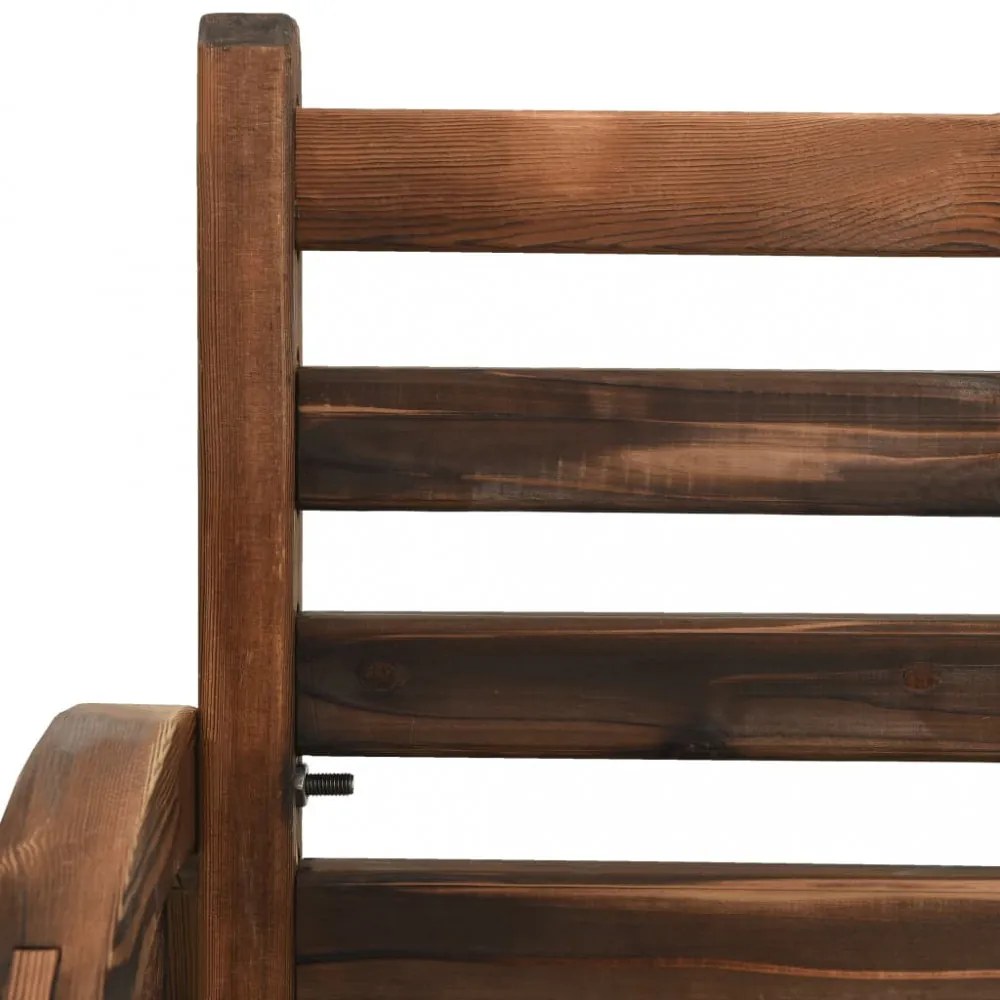 tömör fenyőfa kerti pad 112 cm