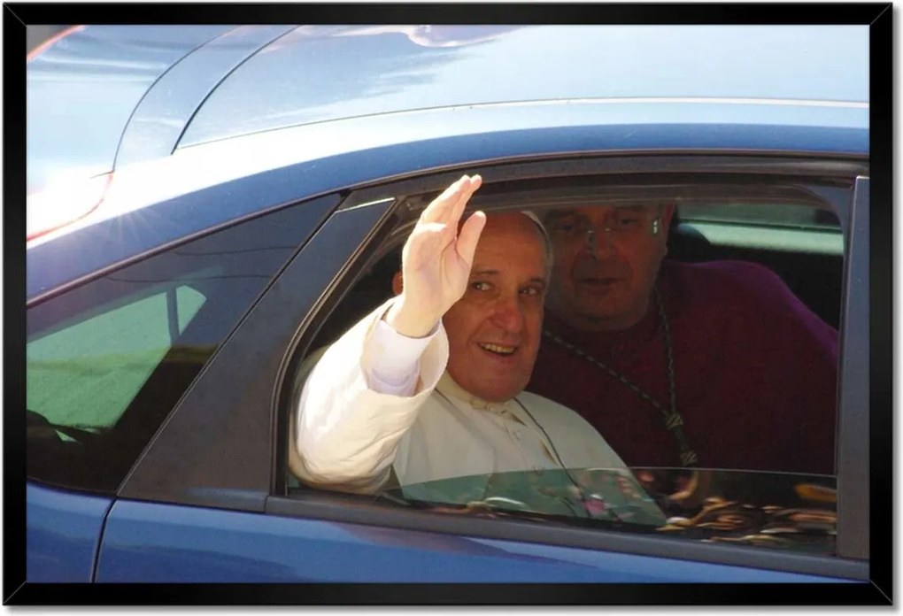 Poszterek keretben 60x40 Ferenc pápa