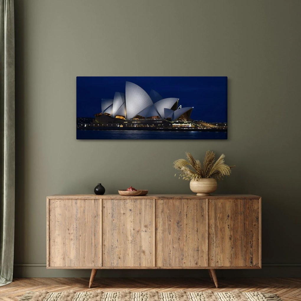 Sydney éjszakai kép (120x50 cm)