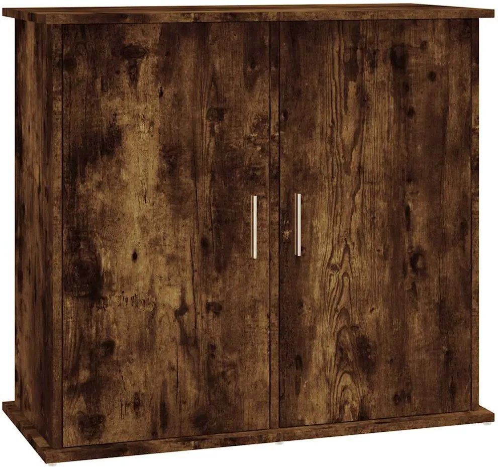 vidaXL sonoma tölgyszínű szerelt fa akváriumtartó állvány 81x36x73 cm