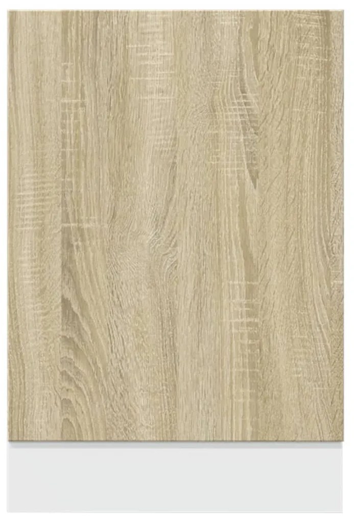 sonoma tölgy szerelt fa mosogatógép-panel 45 x 3 x 67 cm