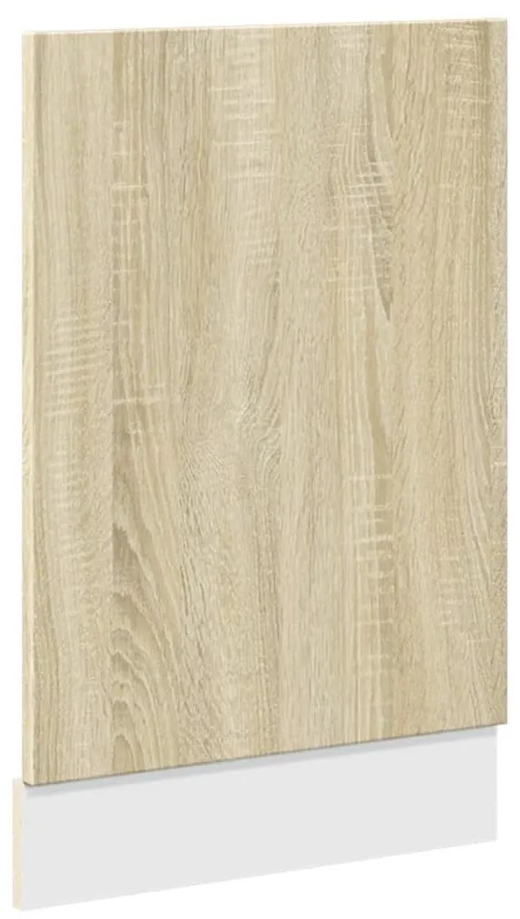 sonoma tölgy szerelt fa mosogatógép-panel 45 x 3 x 67 cm
