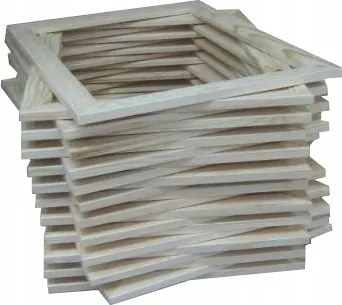 Krosno festővászon keret 30 x 30cm összeszerelve "V" kapcsokkal ragasztó