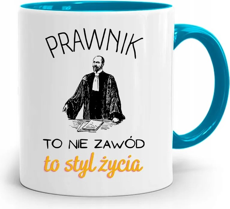 Kék Bögre Ügyvédnek Ajándék fényképes nyomtatással