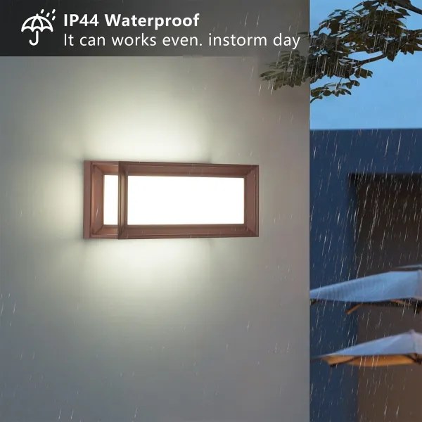 Brilagi - LED kültéri fali lámpa PARKER LED/12W/230V barna IP44