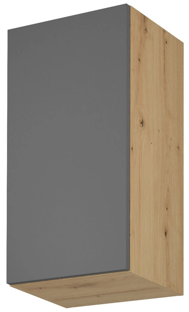 Felső konyhaszekrény G40 Langari (artisan tölgy + matt szürke) (B). 1016901