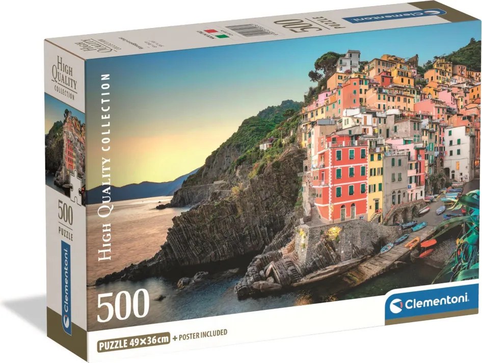Olaszország Riomaggiore 500 db-os Compact puzzle Clementoni