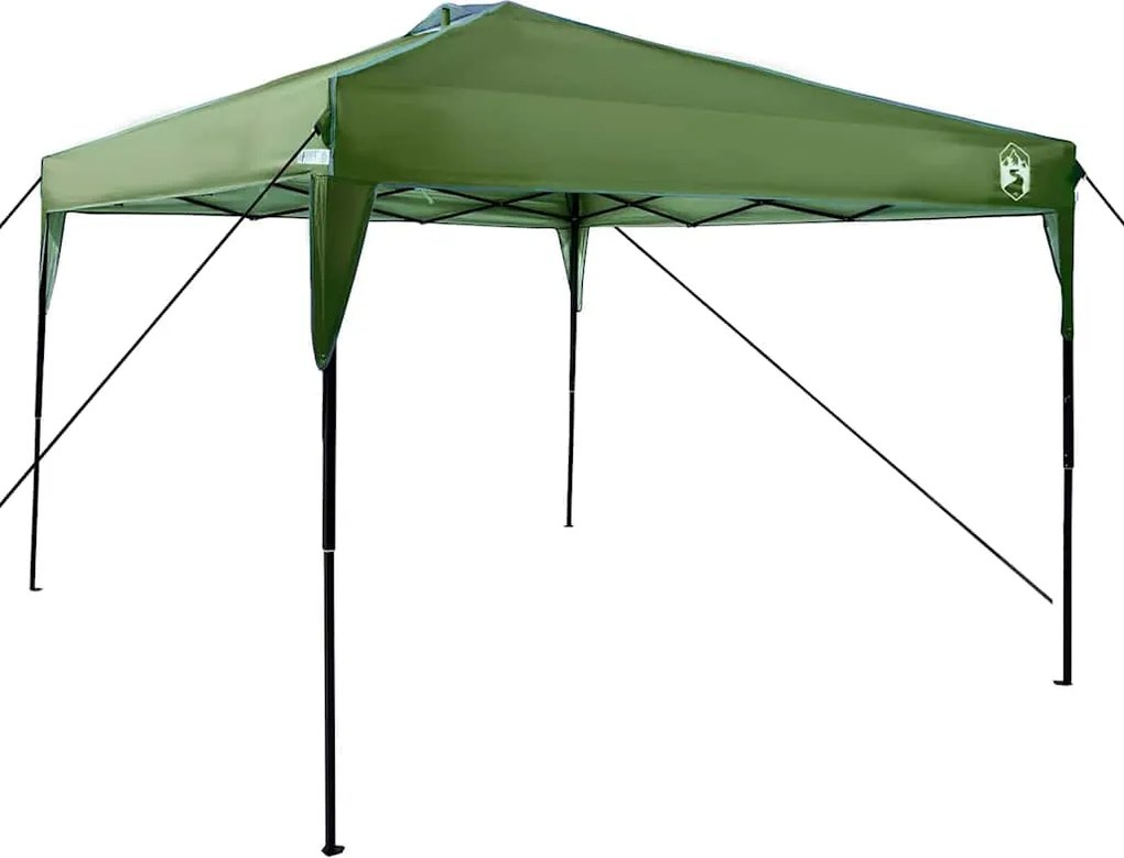 vidaXL Tetősátor Zöld 290 x 290 x 251 cm szövet