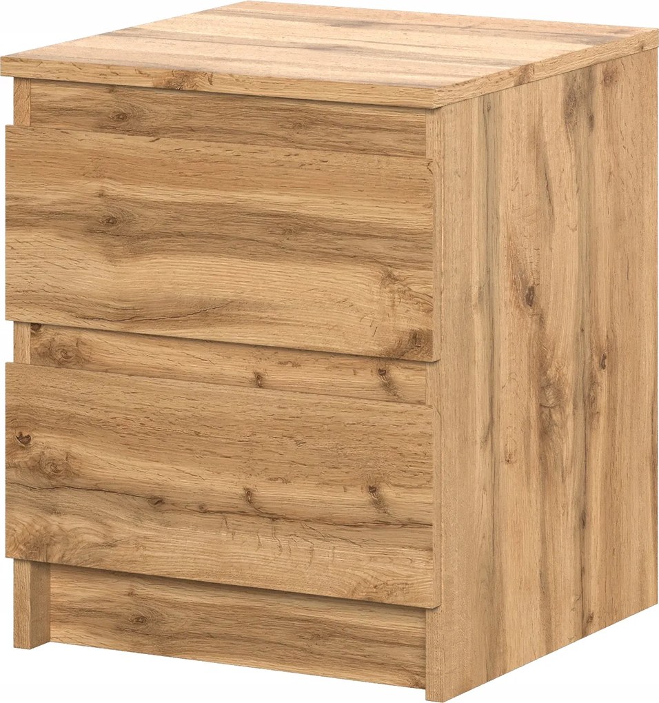 Éjjeliszekrény Stern T-1 40 cm, 2 fiókos, Wotan tölgy matt