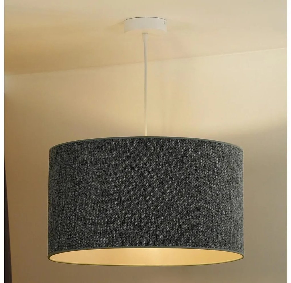 Duolla - Csillár zsinóron ROLLER ECO RECYCLING 1xE27/15W/230V átm. 45 cm zöld