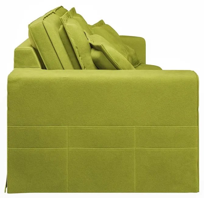 Világoszöld kanapé 196 cm Nora – Ropez