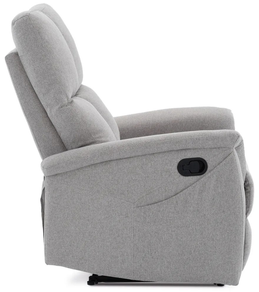 Fotoliu De Relaxare Și TV Culoare Gri A, Reglabil Manual, TB-916