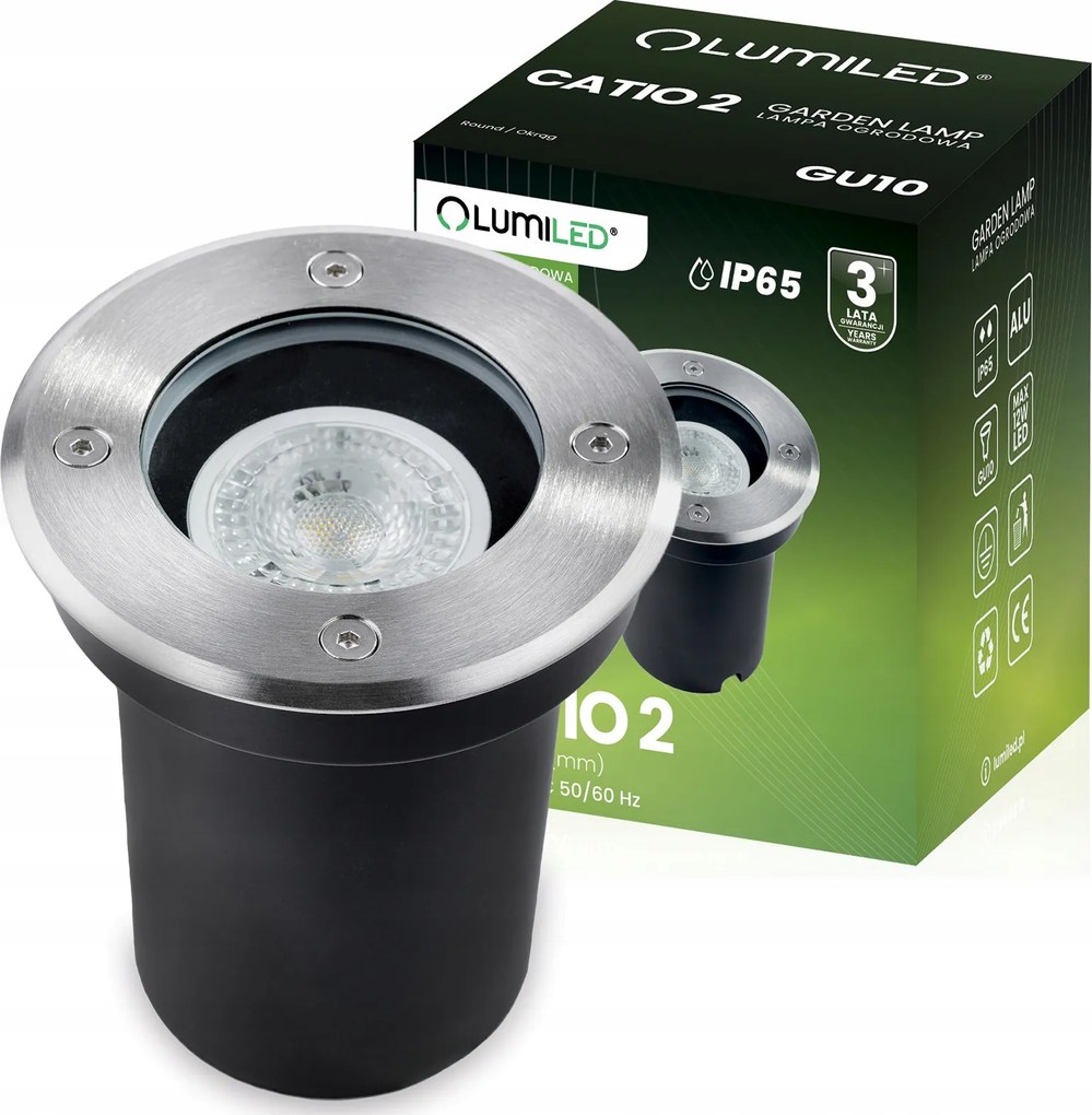 Kültéri Süllyesztett Talajlámpa IP65 GU10