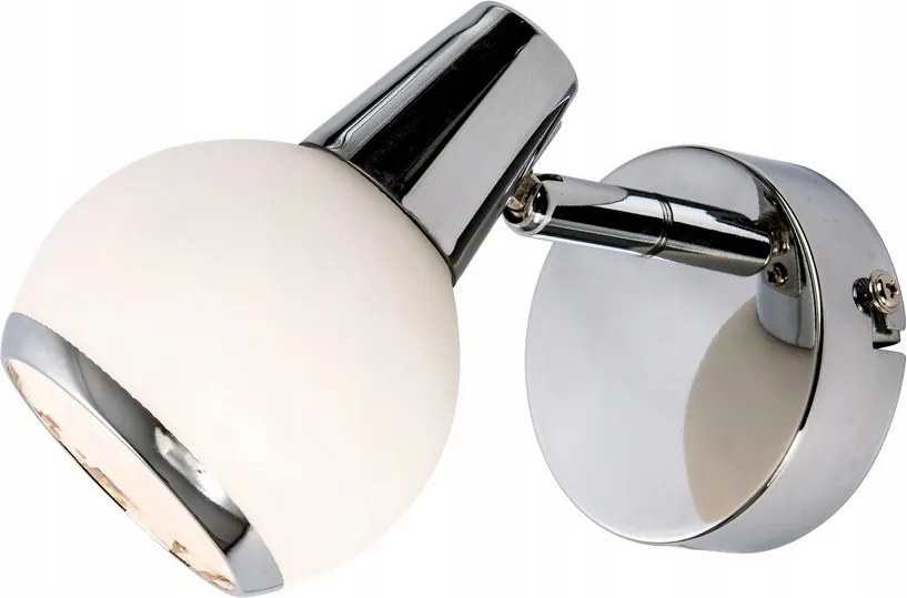 Fali lámpa Reality fehér, ezüst E14 40 W