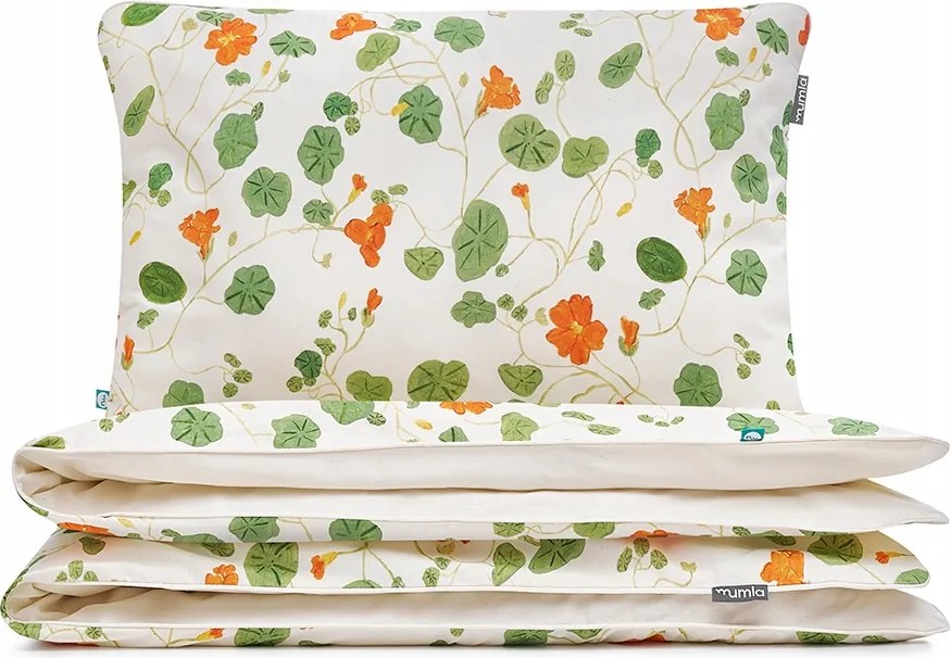 Nasturcia ágyneműhuzat 100x135 cm 1x 60x40 cm Mumla