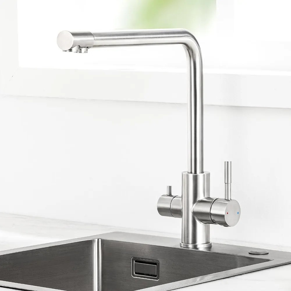 Konyhai Csaptelep Vízszűrőhöz Háromutas Csaptelep Konyha Kifolyócső