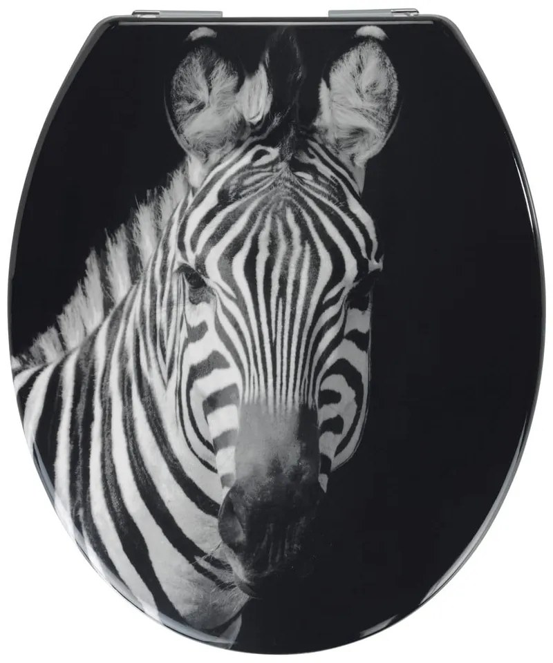 WC-ülőke automatikus záródással 37,5 x 45 cm Zebra – Allstar