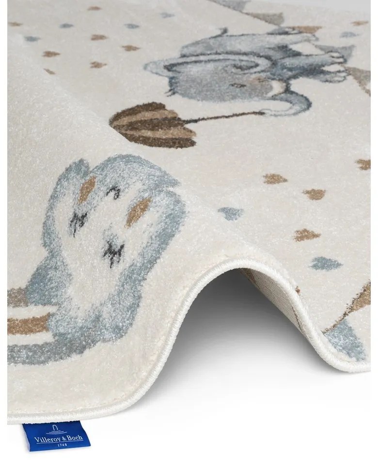 Krémszínű gyerek szőnyeg ø160 cm Walk like an Elephant Rainbow – Villeroy&Boch