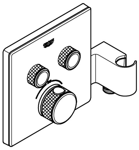 GROHE 29125000 - GROHTHERM SMARTCONTROL termosztátos kádcsaptelep, króm