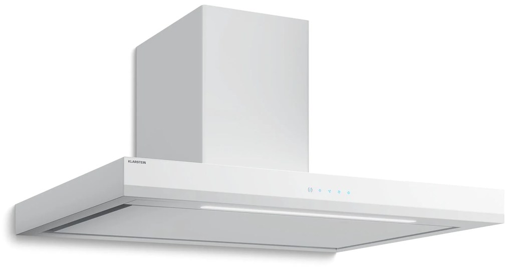 Klarstein Velaire páraelszívó, Elegáns, minimalista, nagy teljesítményű, A++ energiaosztály, 595 m³/h, 90 cm