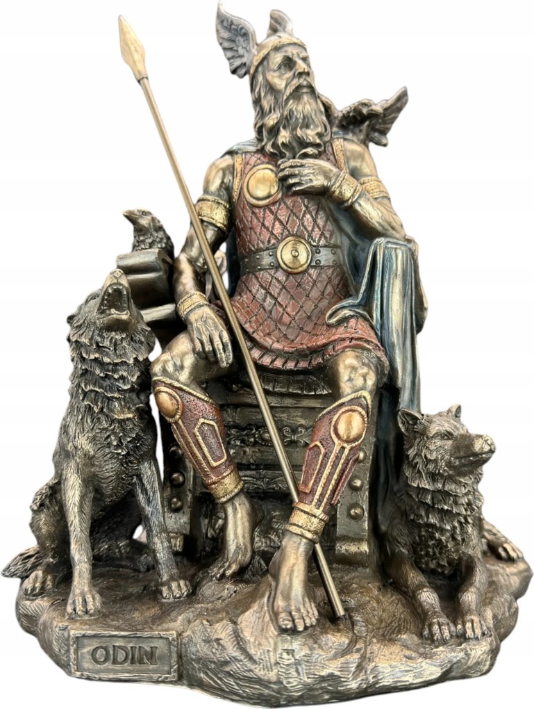 Figura Szobor Skandináv Isten Ülő Odin Veronese WU69116A4