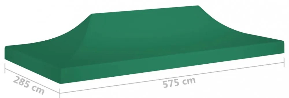 zöld tető partisátorhoz 6 x 3 m 270 g/m²