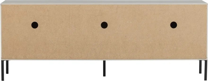 Világosszürke borovi fenyő TV-állvány 150x56x44 cm New Gravure – WOOOD